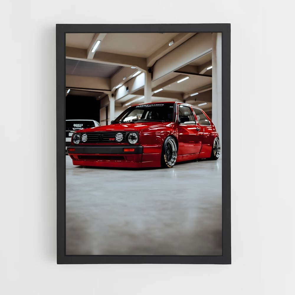 Poster GTI Garage – affiche Volkswagen (vue 2)